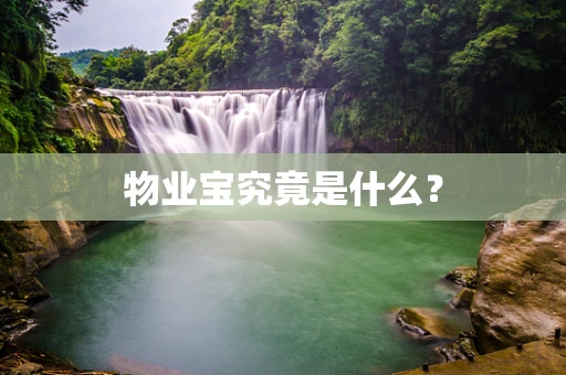 物业宝究竟是什么？