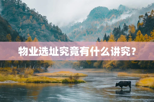 物业选址究竟有什么讲究？