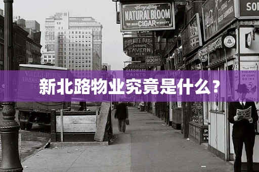 新北路物业究竟是什么？