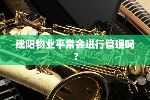 建阳物业平常会进行管理吗？