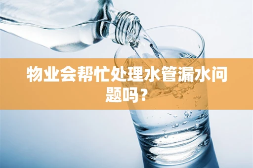 物业会帮忙处理水管漏水问题吗？