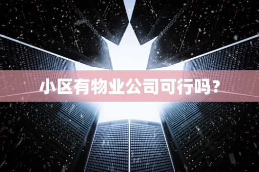 小区有物业公司可行吗？
