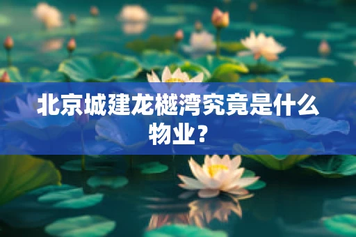 北京城建龙樾湾究竟是什么物业？