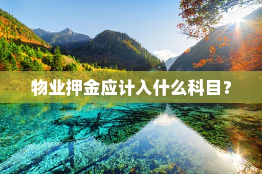 物业押金应计入什么科目？