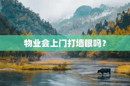 物业会上门打墙眼吗？