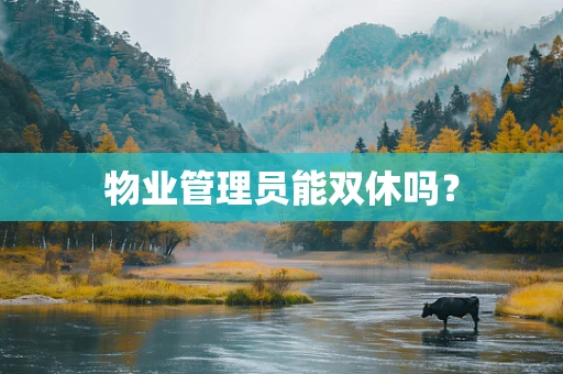 物业管理员能双休吗？