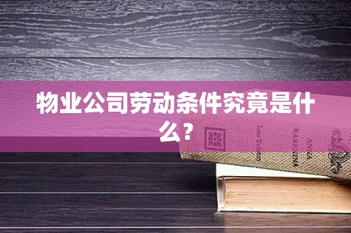物业公司劳动条件究竟是什么？