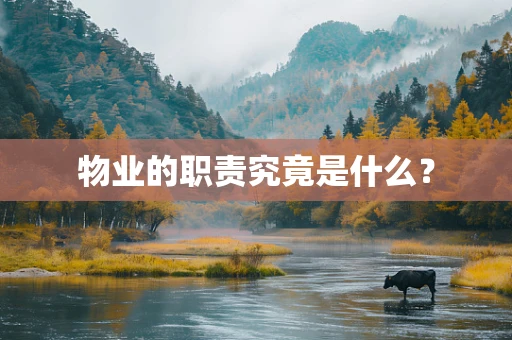 物业的职责究竟是什么？