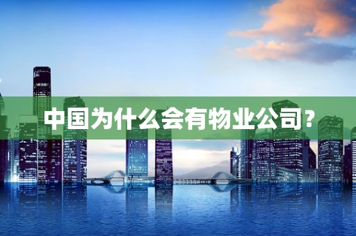 中国为什么会有物业公司？