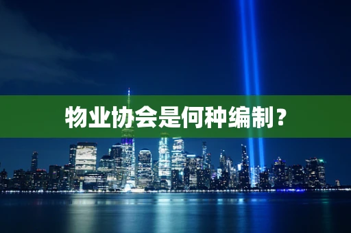 物业协会是何种编制？