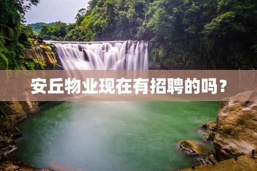 安丘物业现在有招聘的吗？