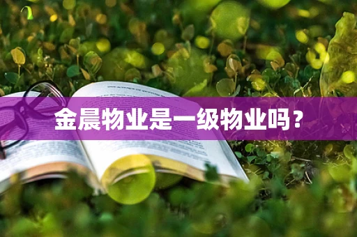 金晨物业是一级物业吗？