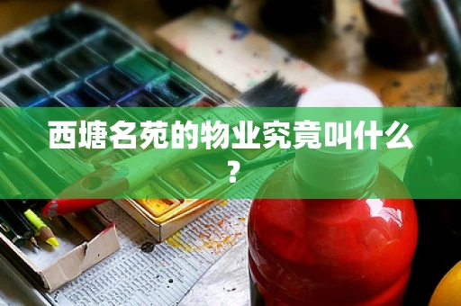 西塘名苑的物业究竟叫什么？