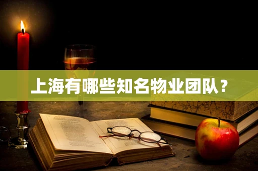 上海有哪些知名物业团队？