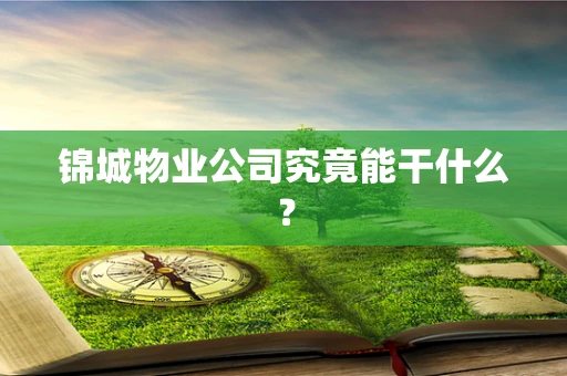 锦城物业公司究竟能干什么？