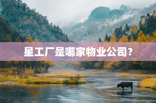 星工厂是哪家物业公司？