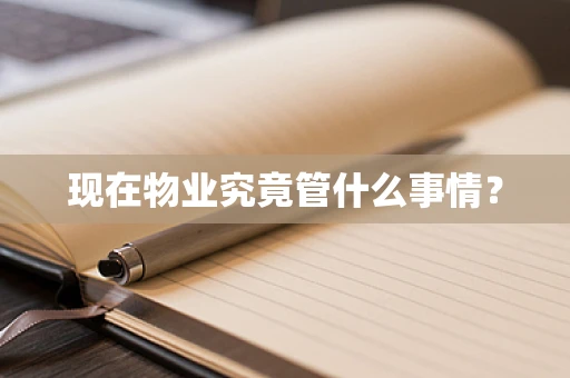 现在物业究竟管什么事情？