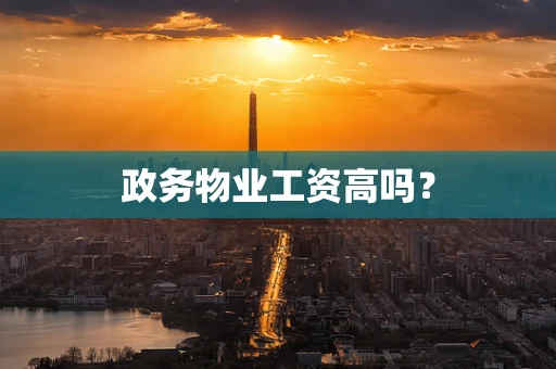 政务物业工资高吗？