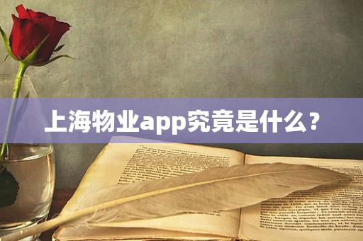 上海物业app究竟是什么？