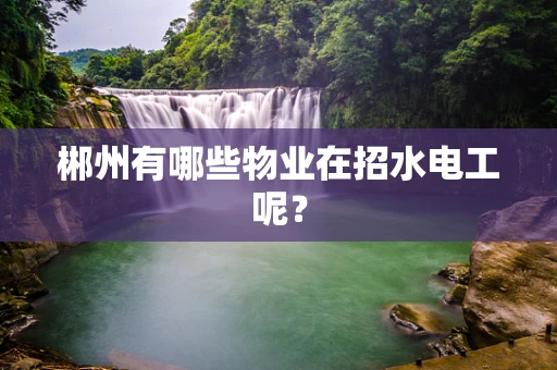 郴州有哪些物业在招水电工呢？