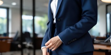 物业客服穿什么样的西装合适？