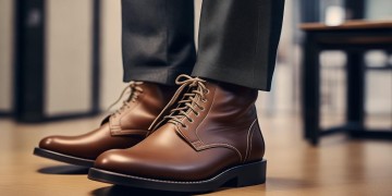 物业男客服应该穿着什么样的鞋子？